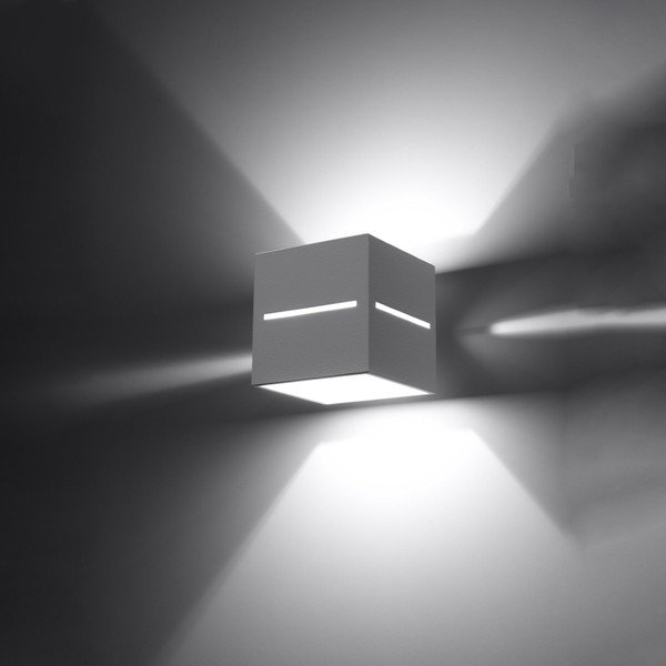 Balta sienas lampa Lorum – Sollux-image-2