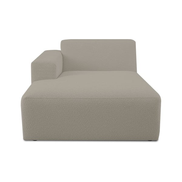 Gaiši brūns modulārais dīvāns no buklē auduma (ar kreiso stūri) Roxy – Scandic