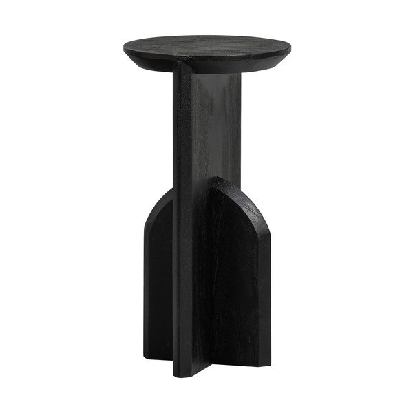 Akācijas masīvkoka apaļš sānu galdiņš ø 30 cm Kioni – WOOOD-image-2