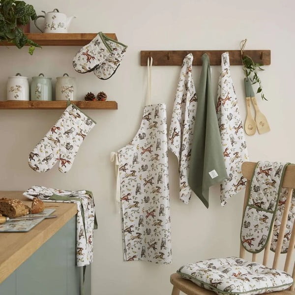 Kokvilnas sēdekļa spilvens 36x34 cm Forest Fable – Cooksmart ®-image-3