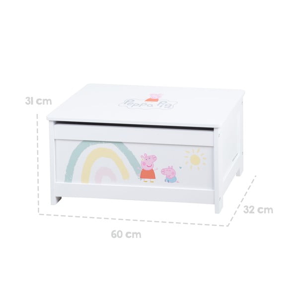 Uzglabāšanas kaste bērniem 60x32x30 cm Peppa Pig – Roba-image-1