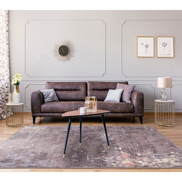 Pelēks vilnas paklājs 200x300 cm Goda – Agnella-image-1