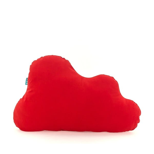 Mr. Fox Nube sarkans kokvilnas spilvens, 60 x 40 cm