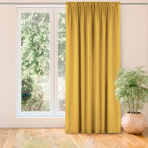 Sinepju dzeltens aizkars 300x300 cm Carmena – Homede-image-1