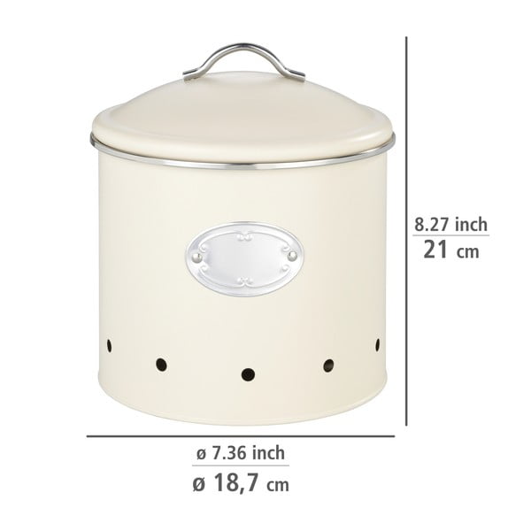 Metāla konteiners pārtikai/kartupeļiem Nero – Wenko-image-4