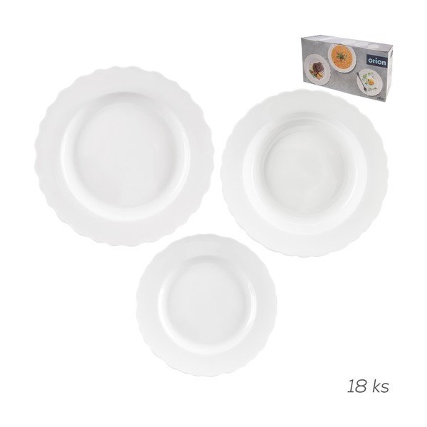 Porcelāna pusdienu komplekts (18 gab.) Mona – Orion-image-2