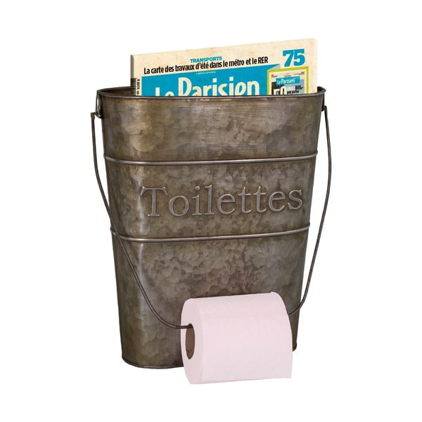 Pelēks metāla tualetes papīra turētājs – Antic Line