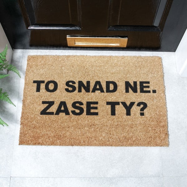 Kokosšķiedras kājslauķis 40x60 cm Zase Ty? – Artsy Doormats-image-2
