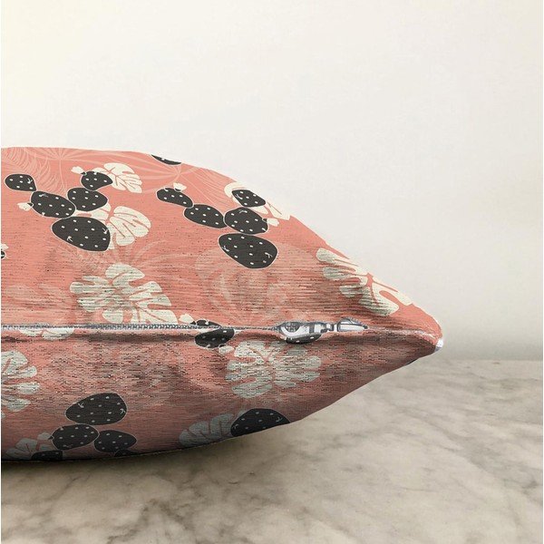 Oranža spilvendrāna ar kokvilnas maisījumu Minimalist Cushion Covers Chenille, 55 x 55 cm-image-1