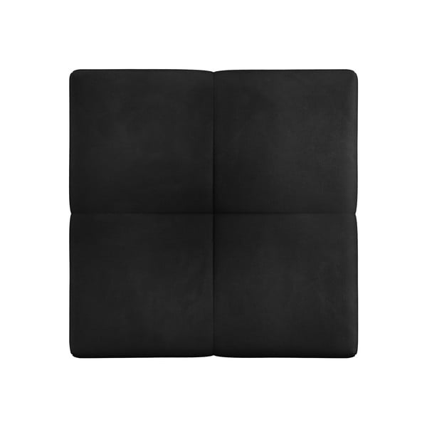 Melns samta dīvāna modulis Rome Velvet – Cosmopolitan Design -image-3