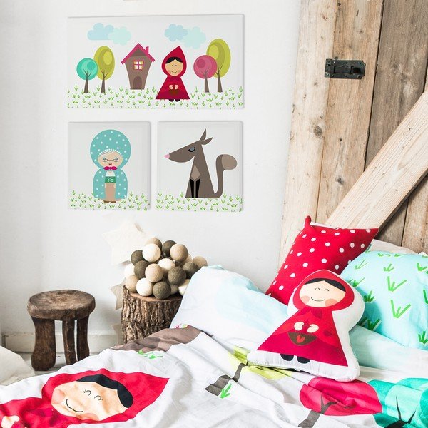 Bērnu plakāts 27x27 cm Grandma – Mr. Fox-image-1