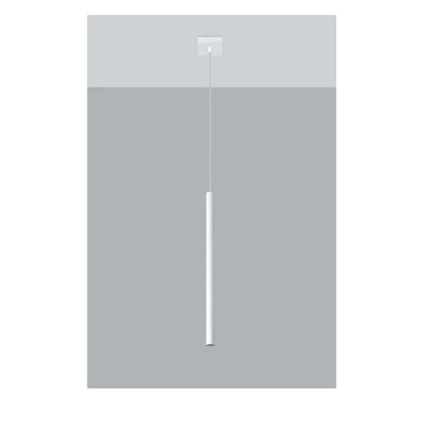 Balta griestu lampa Sollux Fideus Single-image-2