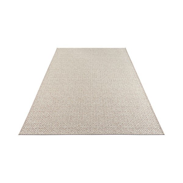 Bēšs un krēmkrāsas āra paklājs Elle Decoration Bloom Croix, 80 x 150 cm-image-2