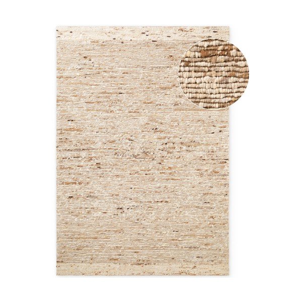 Bēšs ar rokām darināts vilnas paklājs 200x290 cm Bexley Woolwich – Ted Baker