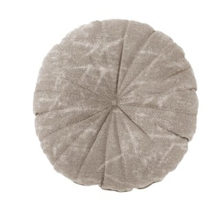 Bēšs/pelēks dekoratīvais spilvens Tiseco Home Studio Chester, ø 38 cm