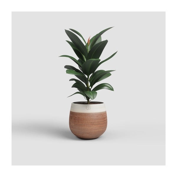 Keramikas ar rokām radīts puķu pods ø 20 cm Antheia – Artevasi-image-1