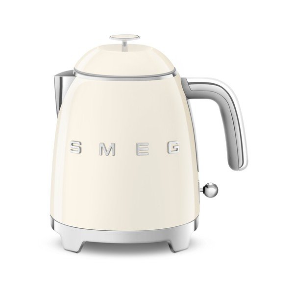 Krēmkrāsas nerūsējošā tērauda elektriskā tējkanna 800 ml Retro Style – SMEG