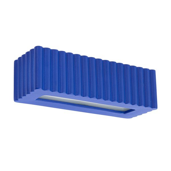 Zila keramikas sienas lampa Rivena – Sollux