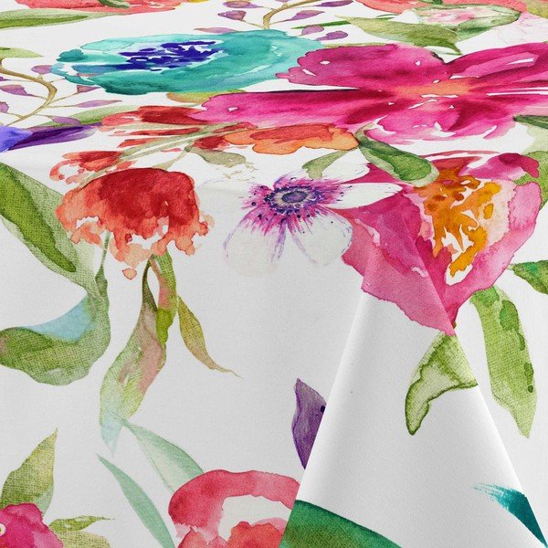 Kokvilnas galdauts Happy Friday Basic Pink Bloom, 150 x 150 cm-image-3