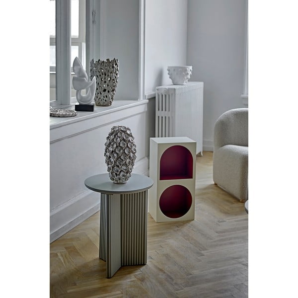 Sarkans/balts sienas grāmatplaukts 30x60 cm Graphia – Bloomingville-image-3