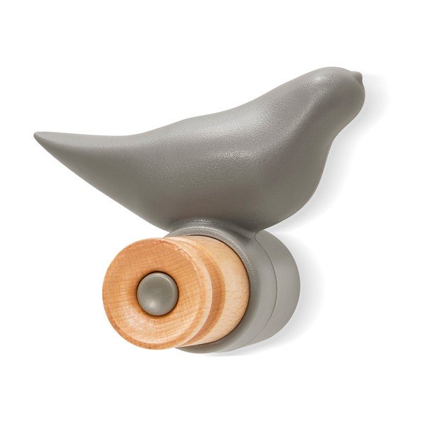 Pelēks sienas āķis Kokoon Bird