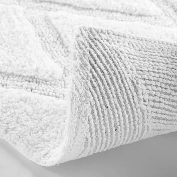 Balts vannas istabas paklājiņš 50x80 cm Thais – douceur d'intérieur-image-2