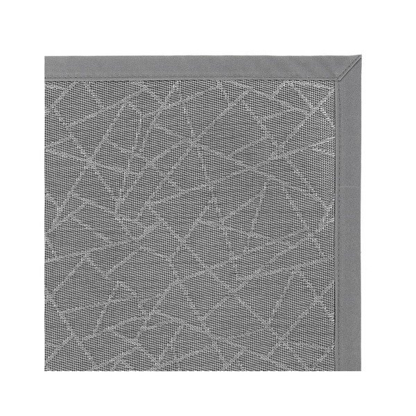 Gaiši pelēks paklājs no PVC 180x250 cm Geo Silver – Casa Selección-image-2