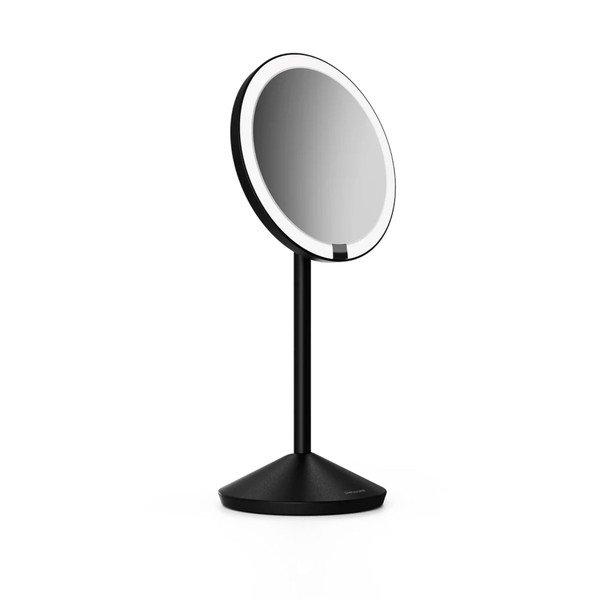 Kosmētikas spogulis ar gaismu/palielināmais (ar 10x palielinājumu) ø 12 cm – simplehuman