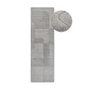 Pelēks ar rokām darināts vilnas celiņa paklājs 80x250 cm Charlotte – Villeroy&Boch