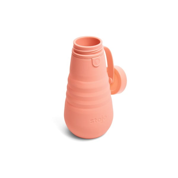 Oranža salokāmā pudele Stojo Bottle Apricot, 590 ml-image-3
