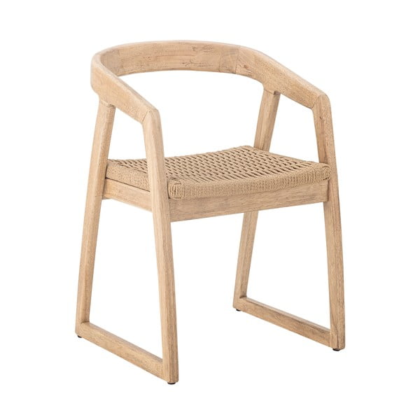 Dabīga toņa gumijkoka masīvkoka pusdienu krēsls Serrone – Bloomingville