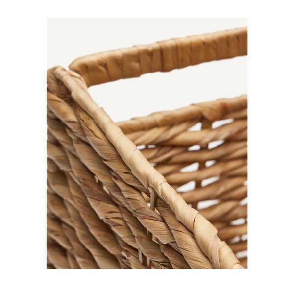 Uzglabāšanas grozs no ūdens hiacintes 25x35x27,5 cm Words – Kave Home-image-4