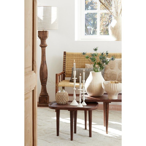 Bēšs abažūrs ø 50 cm Caden – Light & Living-image-3