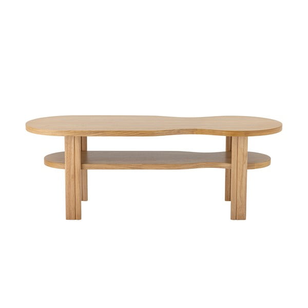 Dabīga toņa žurnālgaldiņš ar ozolkoka imitāciju 43x120 cm Valria – Bloomingville