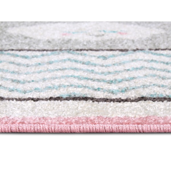 Balts/rozā bērnu paklājs 120x170 cm Bouncy – Hanse Home-image-2