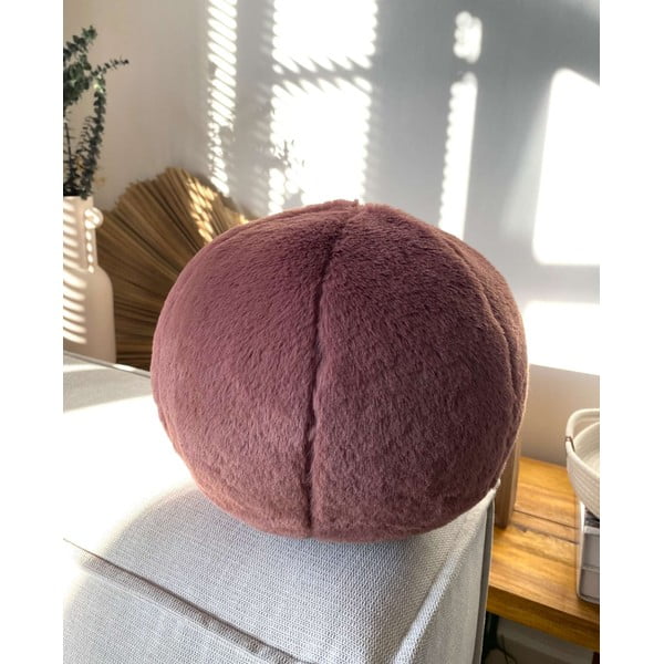 Mikroplīša dekoratīvais spilvens ø 25 cm Top – Mioli Decor-image-3