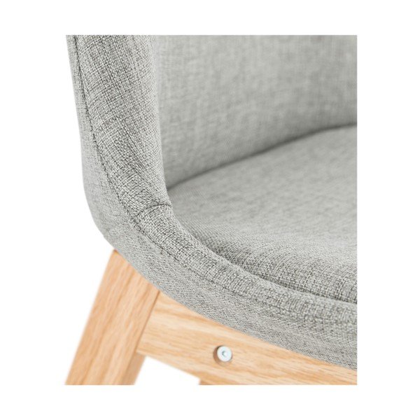 Pelēks bāra krēsls Kokoon QOOP Mini, sēdekļa augstums 65 cm-image-1