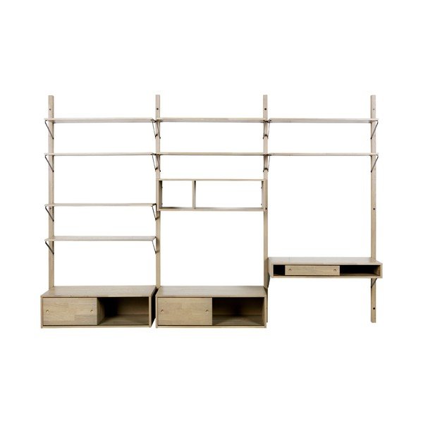 WOOOD Gyan sienas montāžas ozolkoka konstrukcija-image-2