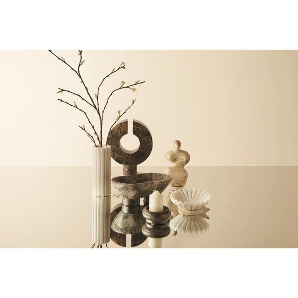 Balta marmora vāze (augstums 20 cm) Savio – Premier Housewares-image-4