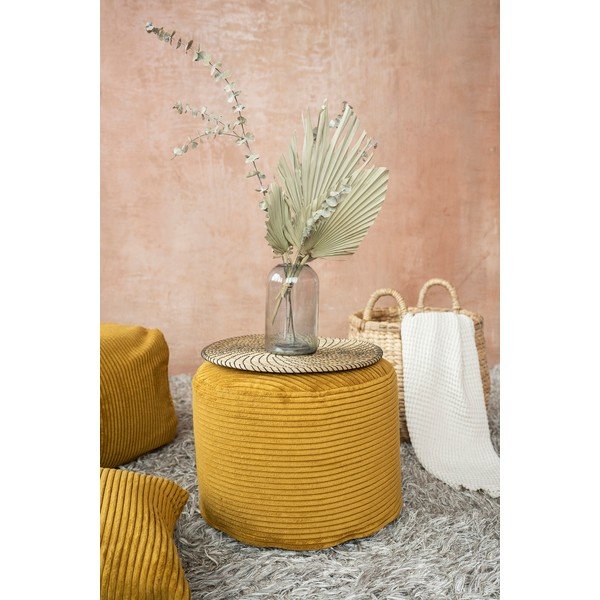 Sinepju dzeltens velveta sēžammaiss Mini – SLOWDOWN-image-1