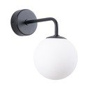 Melnbalta sienas lampa Beam – Sollux