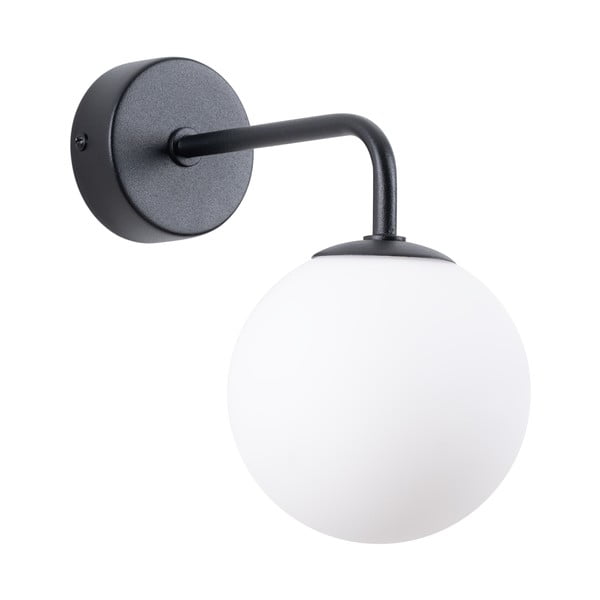 Melnbalta sienas lampa Beam – Nice Lamps