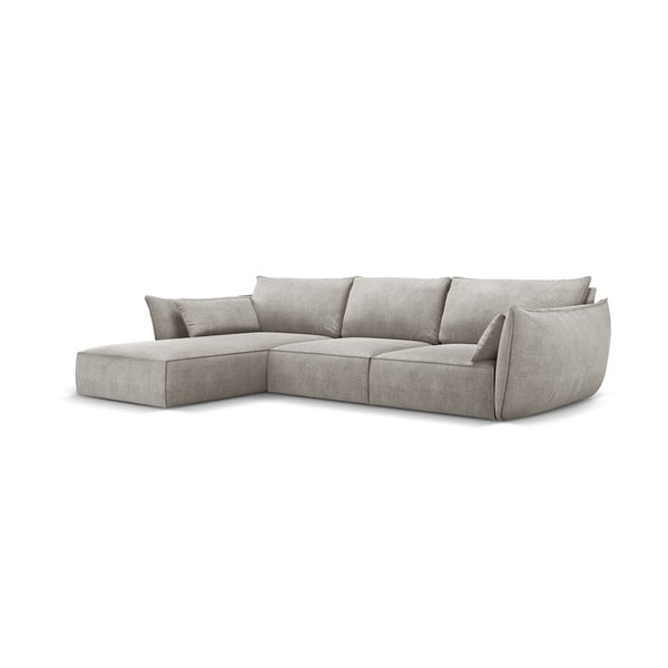 Gaiši pelēks stūra dīvāns (kreisais stūris) Vanda – Mazzini Sofas-image-2