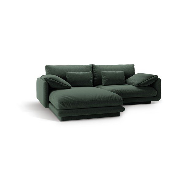 Tumši zaļš stūra dīvāns (ar kreiso stūri) Torino – Micadoni Home-image-2