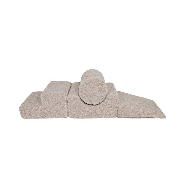 Pelēks tekstila putu rotaļu laukums 45x170x30 cm Montessori – Meowbaby-image-3