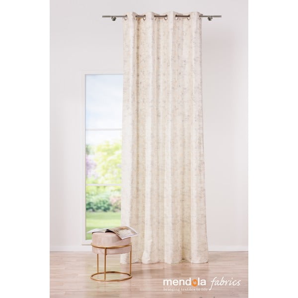 Krēmkrāsas aizkars 140x260 cm Lhasa – Mendola Fabrics-image-1