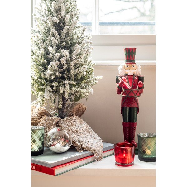 6 stikla Ziemassvētku rotājumu komplekts J-Line Bauble, ø 8 cm-image-2