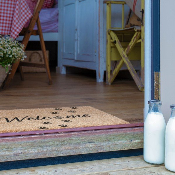 Kokosšķiedras kājslauķis 60x90 cm Welcome Paws – Artsy Doormats-image-3