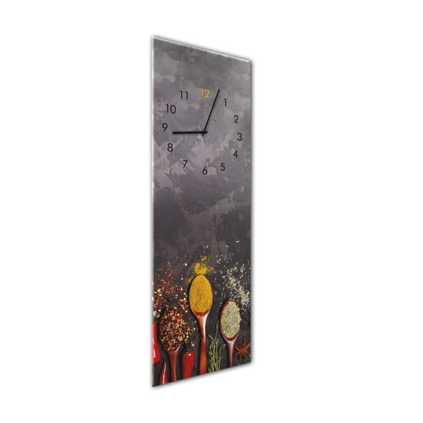 Sienas pulkstenis Styler Glassclock Spoons, 20 x 60 cm