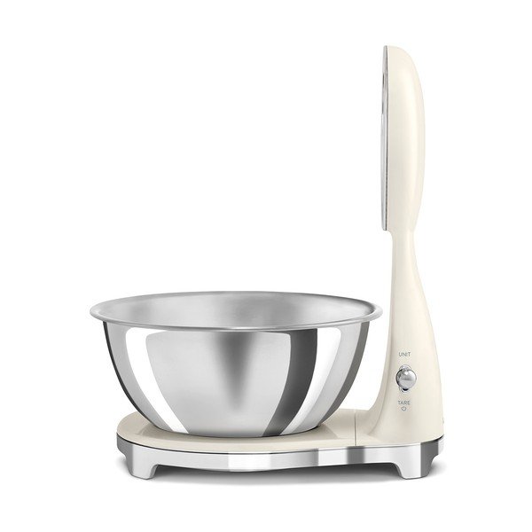 Krēmkrāsa plastmasa digitālie virtuves svari – SMEG-image-2